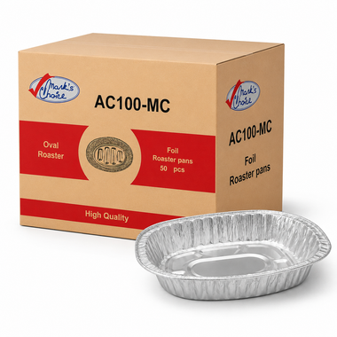 Foil Container - AC100-MC - 50 PCS, 6Lx6