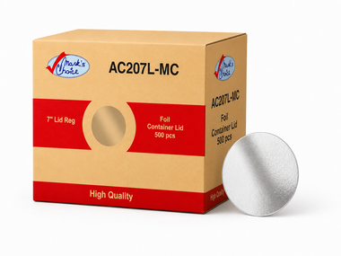 7" Carton Lids for Foil Take-Out Containers