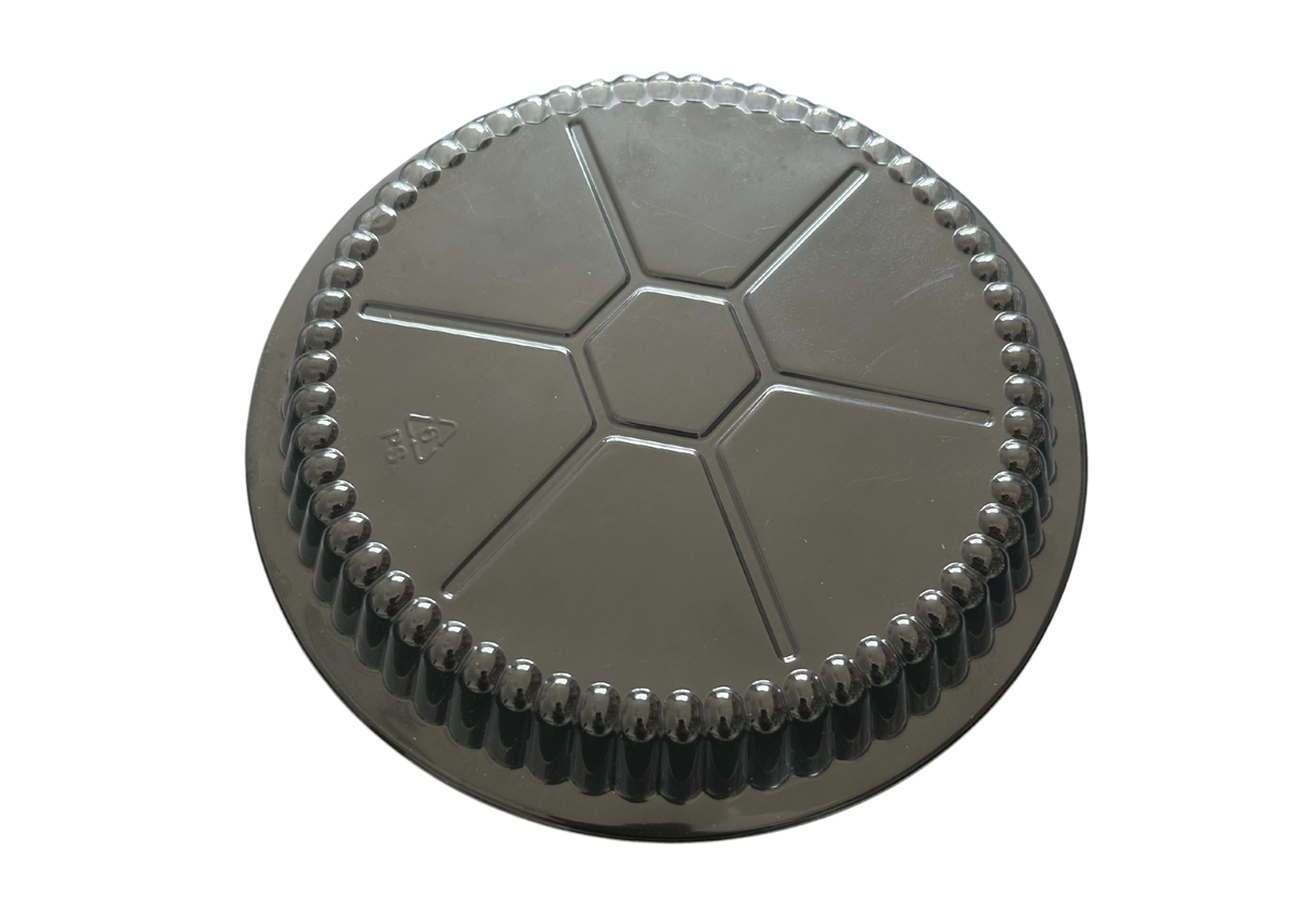Clear Plastic Dome Lids for 7" Round Foil Take-Out Containers