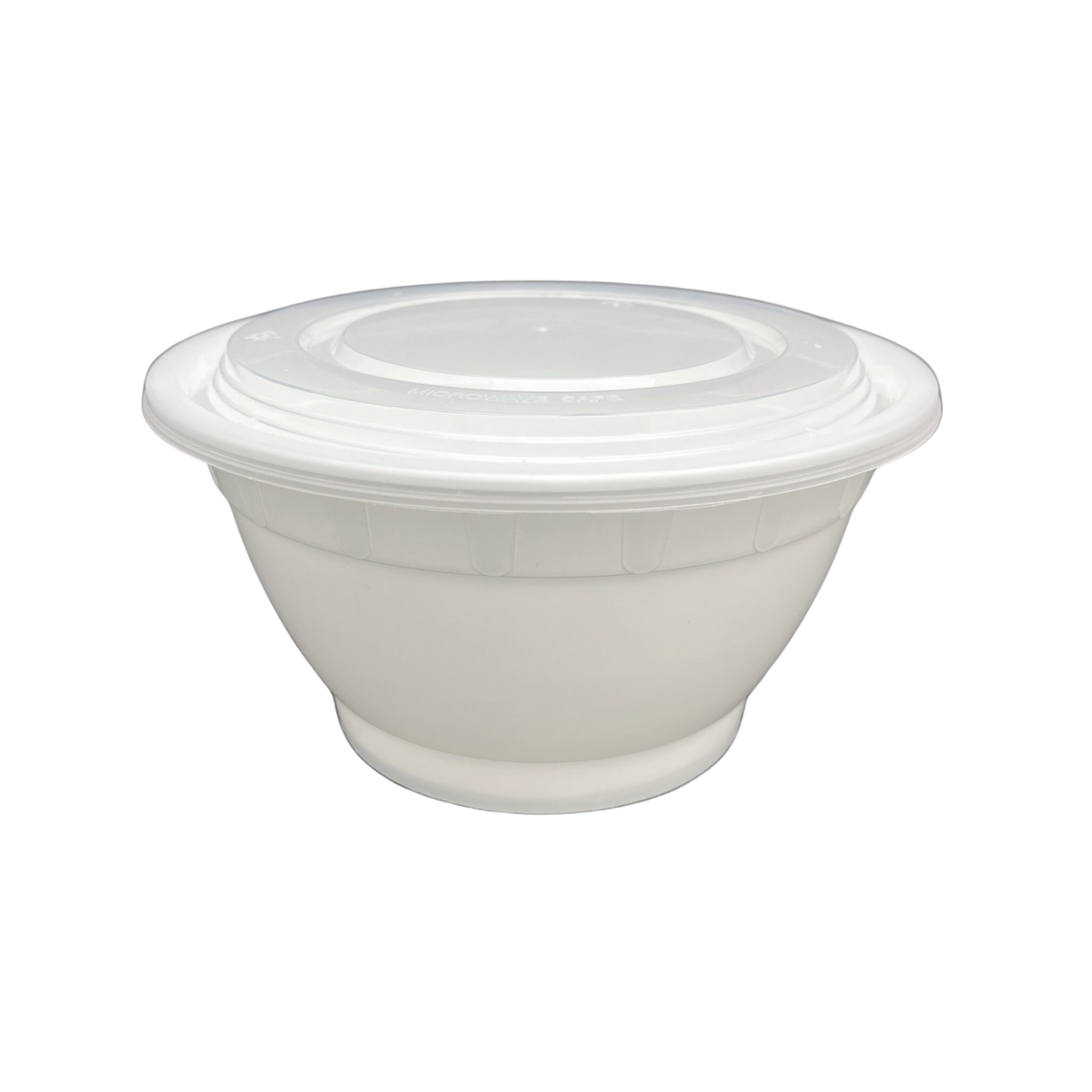 42 oz White Microwaveable Plastic Bowl