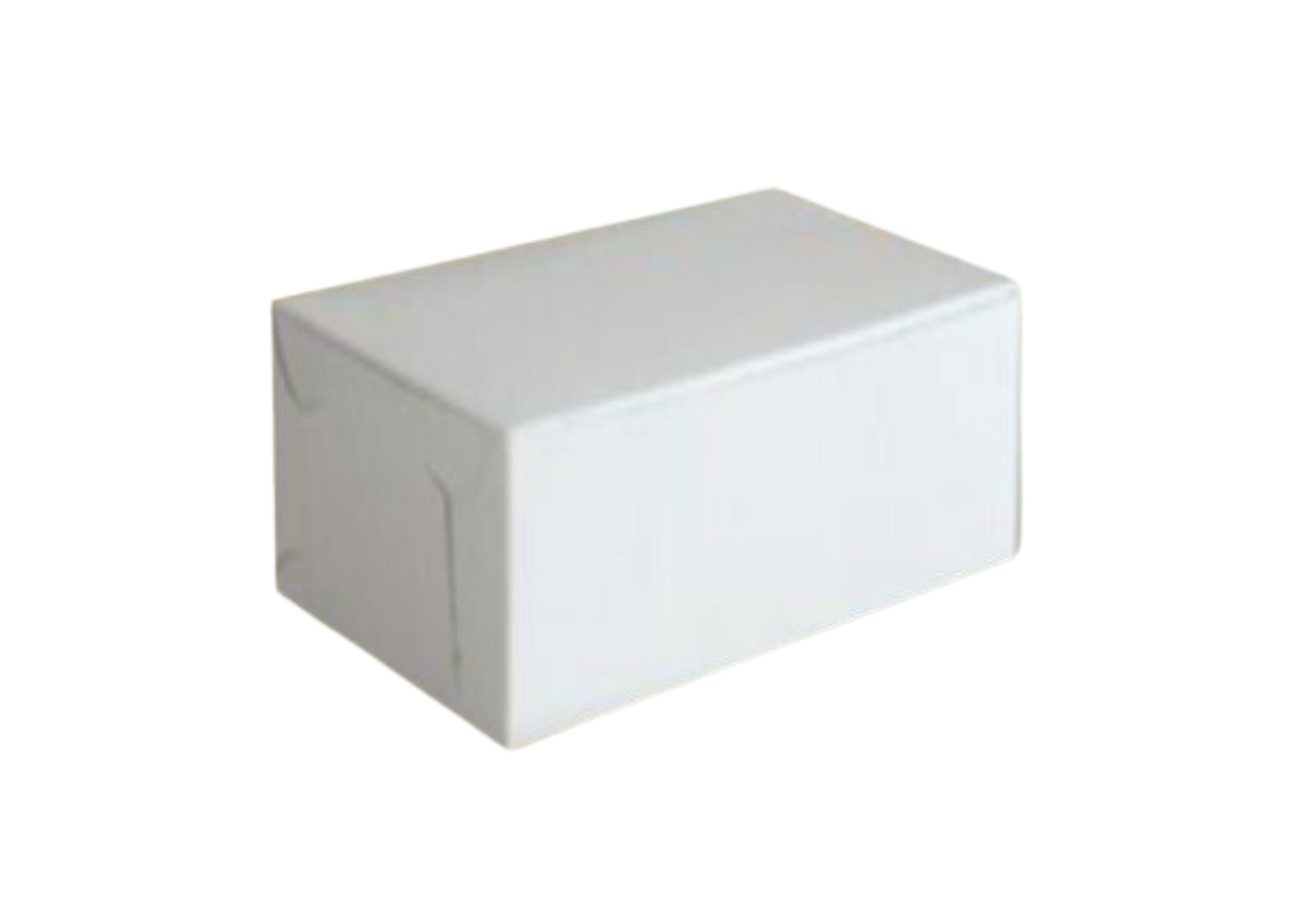 6" x 3.25" x 3” White Cake Box