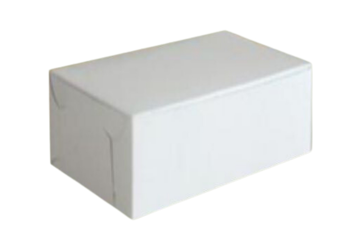 6.5" x 4" x 3" White Cake Box