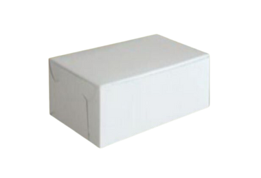 6.5" x 4.5" x 3.5" White Cake Box