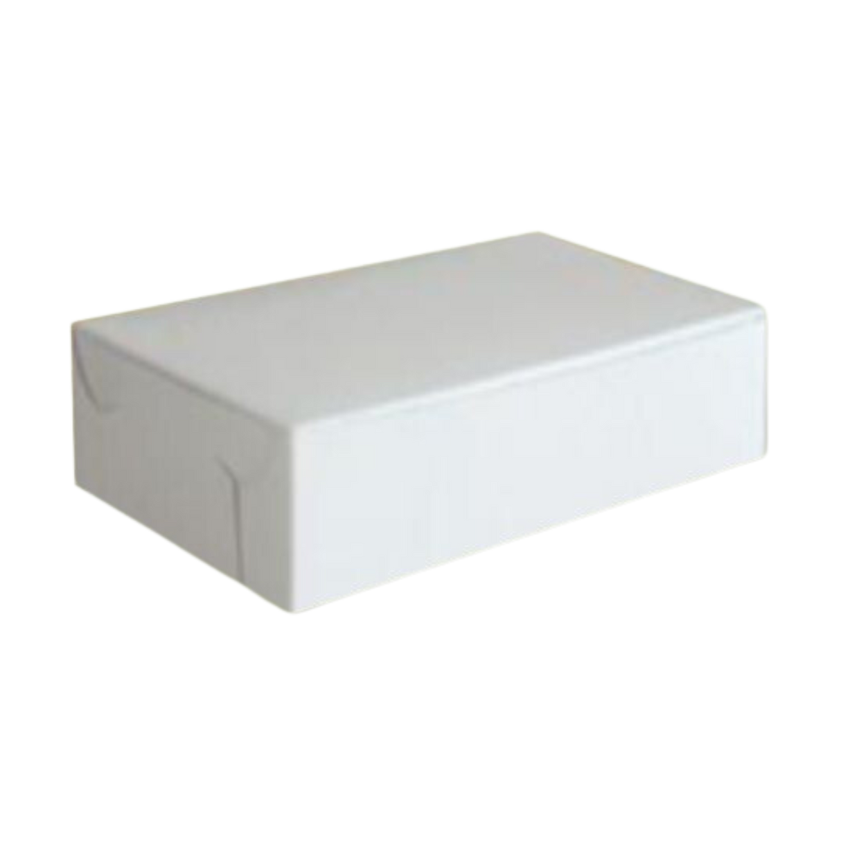 9" x 6" x 2.5" White Cake Box