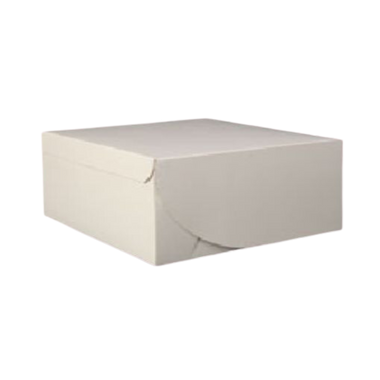 16" x 16" x 6" White Cake Box
