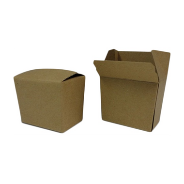 8 oz White Paper Fry Boxes