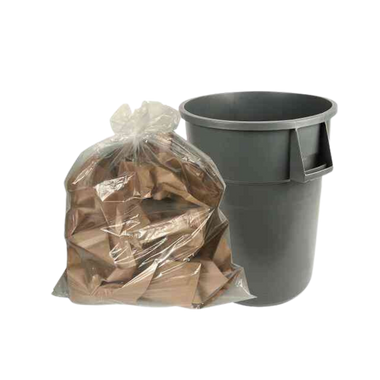 35" x 50" Regular Clear Garbage Bags