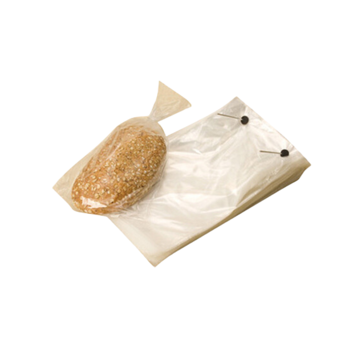 10" x 18.7" x 1.3" Clear Wicketed Poly Bags