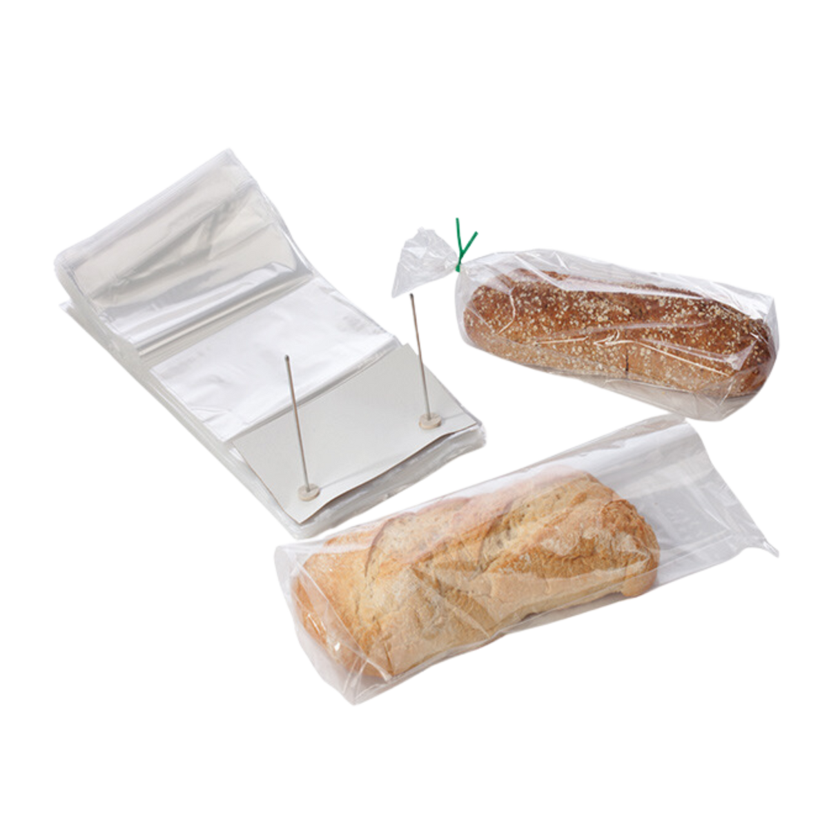 12" x 18.7" x 1.3" Clear Wicketed Poly Bags