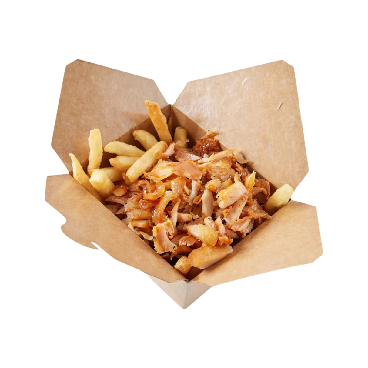 45 oz Kraft Top Folded Take-Out Paper Container - #8