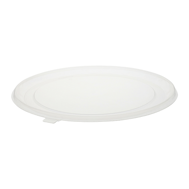 12" Round Clear PET Catering Tray