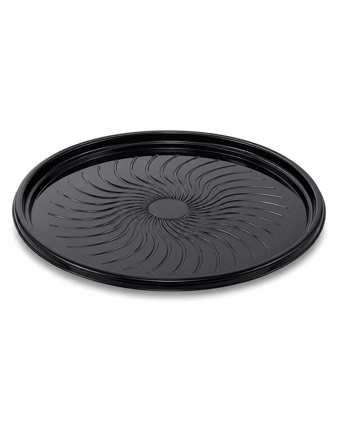18" Round Clear PET Catering Tray