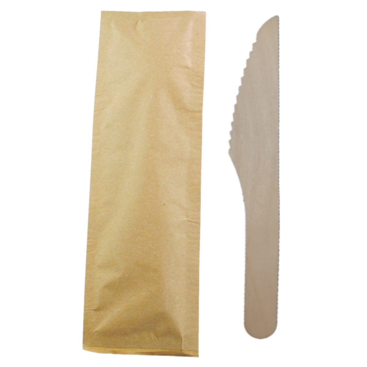 6.5" Individually Wrapped Birch Wood Knifes