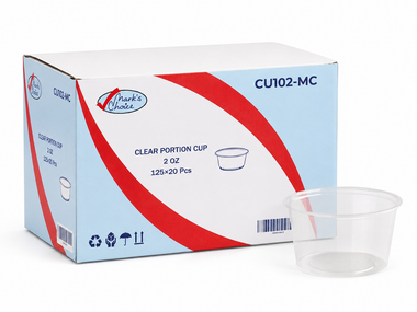 2 oz Clear Plastic Portion Cups