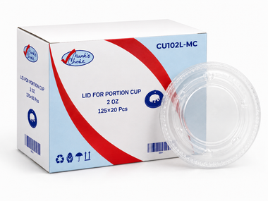 Lids for 2 oz Portion Cups