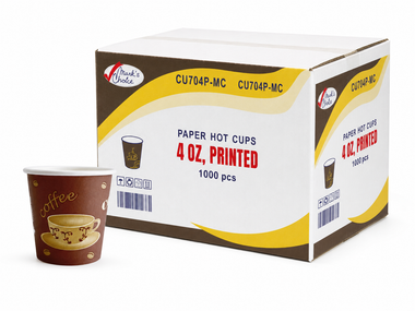 4 oz Printed Paper Hot Cups