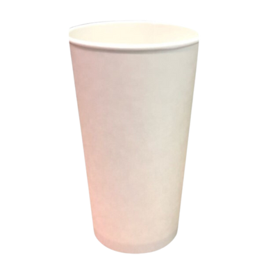 20 oz White Paper Hot Cups