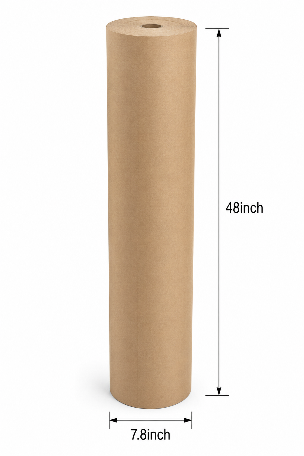 48" x 7.8" Kraft Paper Roll