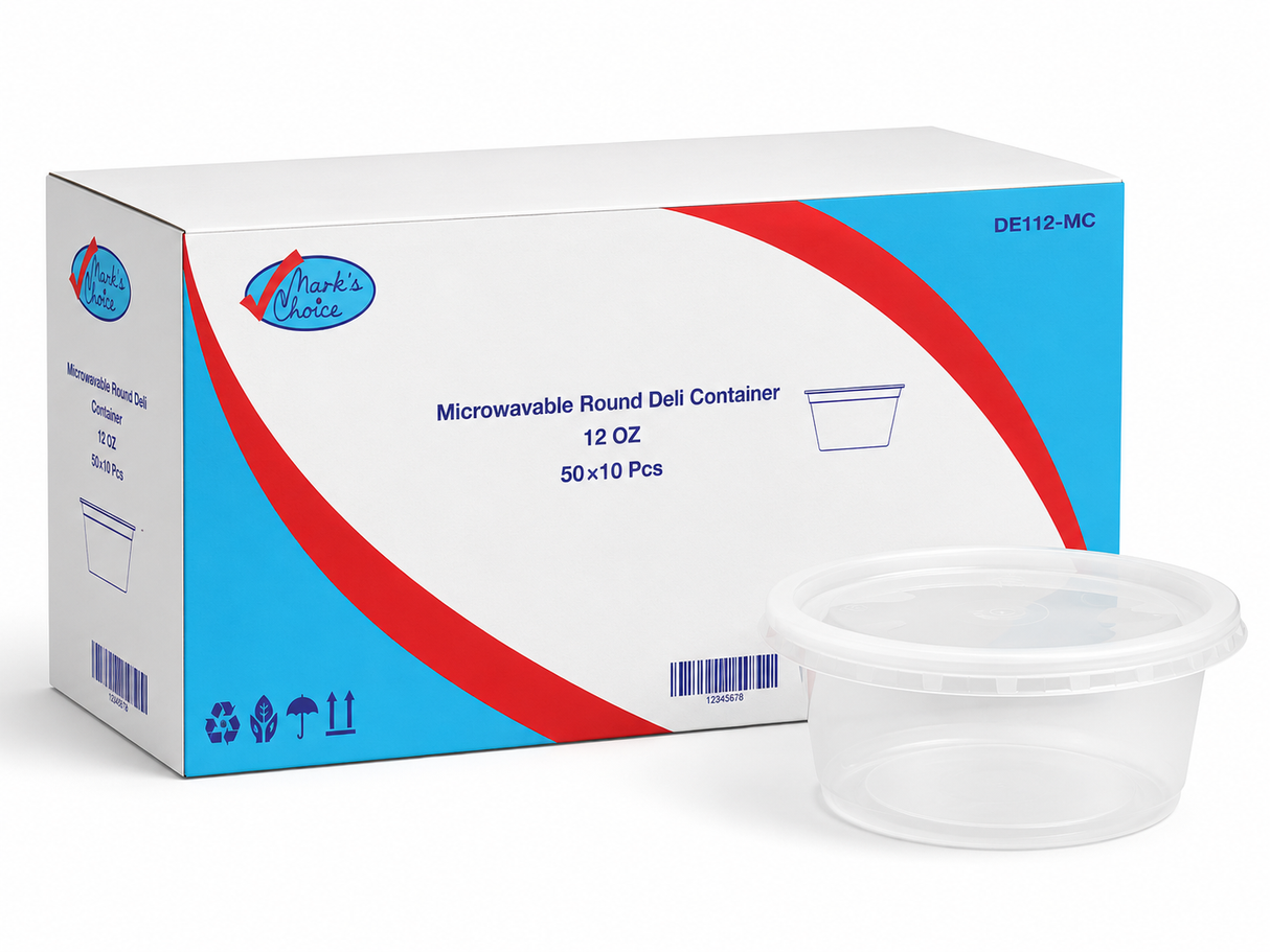 12 oz, 117/95 x 58 mm Round Deli Container