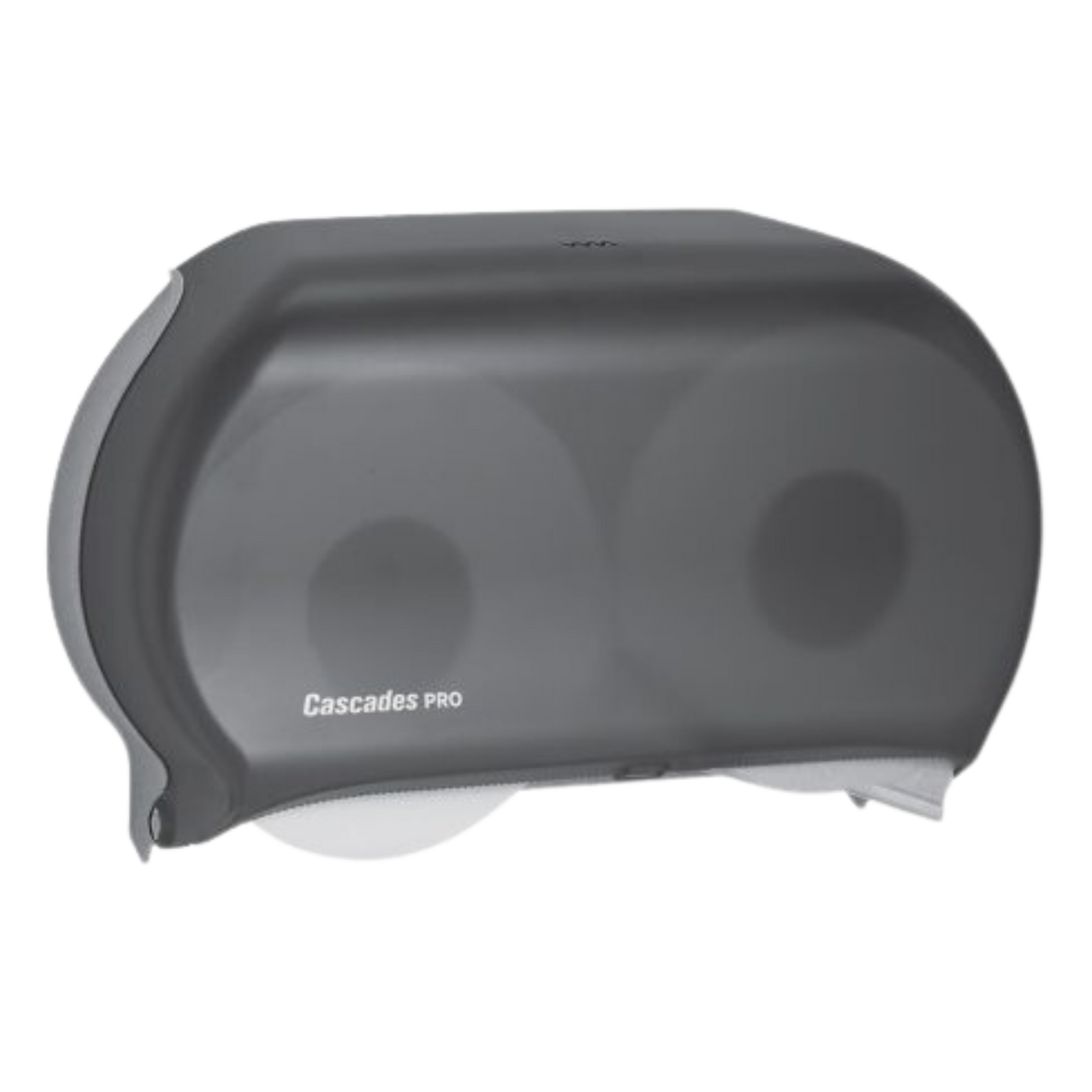 Black Double Roll JRT Bathroom Tissue Dispenser