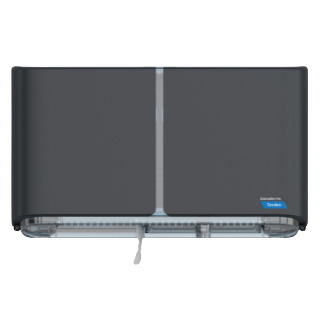 Tandem Jumbo Toilet Paper Dispenser, Double Roll - DI380-C - 1