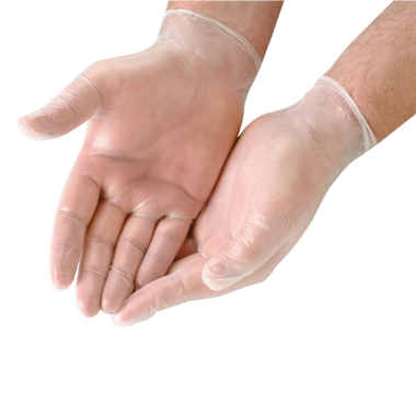 Small Clear Vinyl Gloves