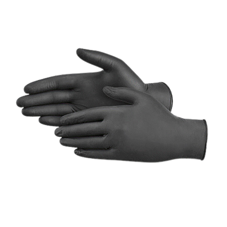 Black Nitrile Gloves - Industrial