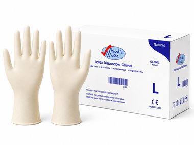 Large Powder Free Latex Gloves