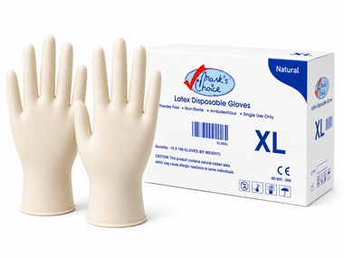 Extra Large Powder Free Latex Gloves