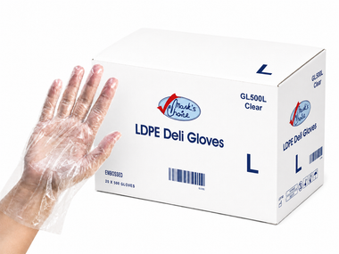 Large Low-Density Polyethylene Deli gloves