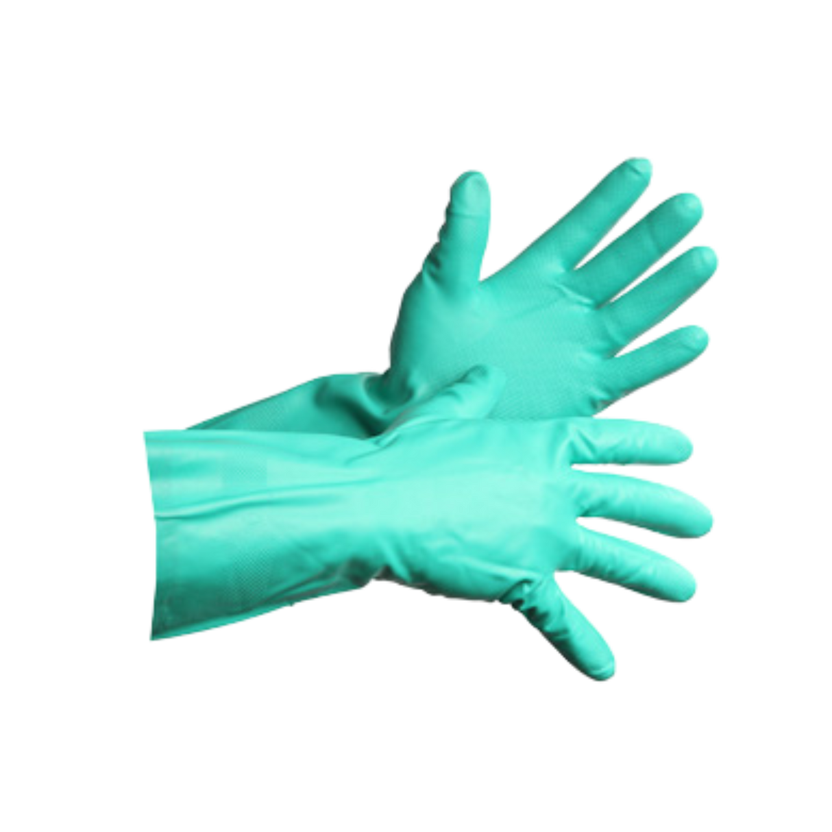 13" Small Green Nitrile Gloves
