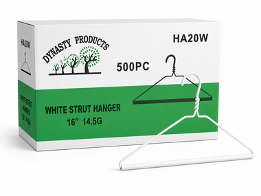 16" White Strut Hanger, 14.5 Gauge