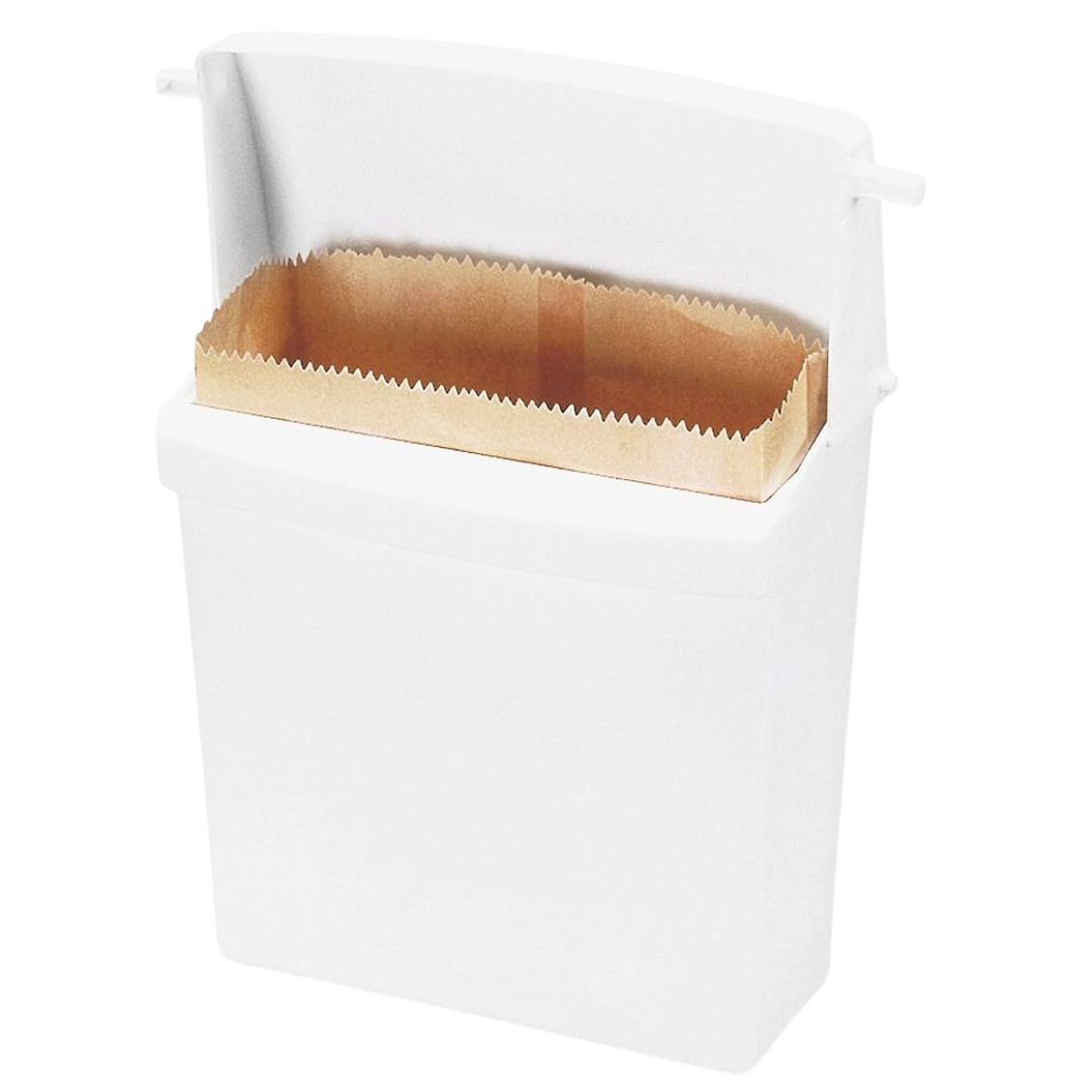 7" X 4" x 10" Brown Waxed Sanitation Bags