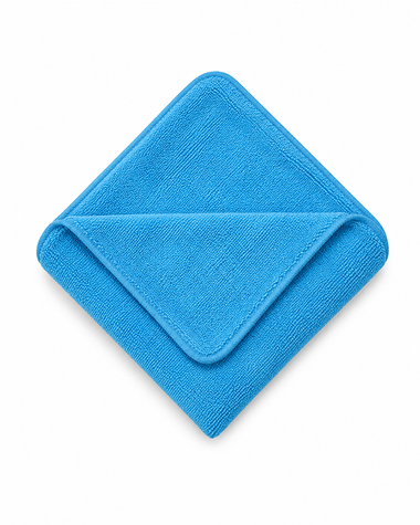 40x40cm Blue Microfiber Towel