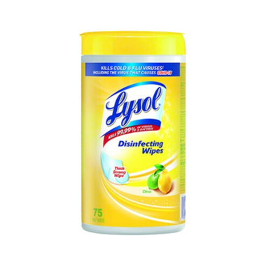 Lysol Citrus Disinfecting Wipes in a Canister