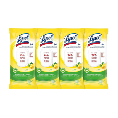 Lysol Citrus Disinfecting Wipes Flatpack