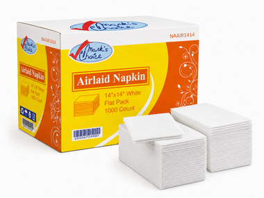 14" x 14" Airlaid Flatpack Napkins