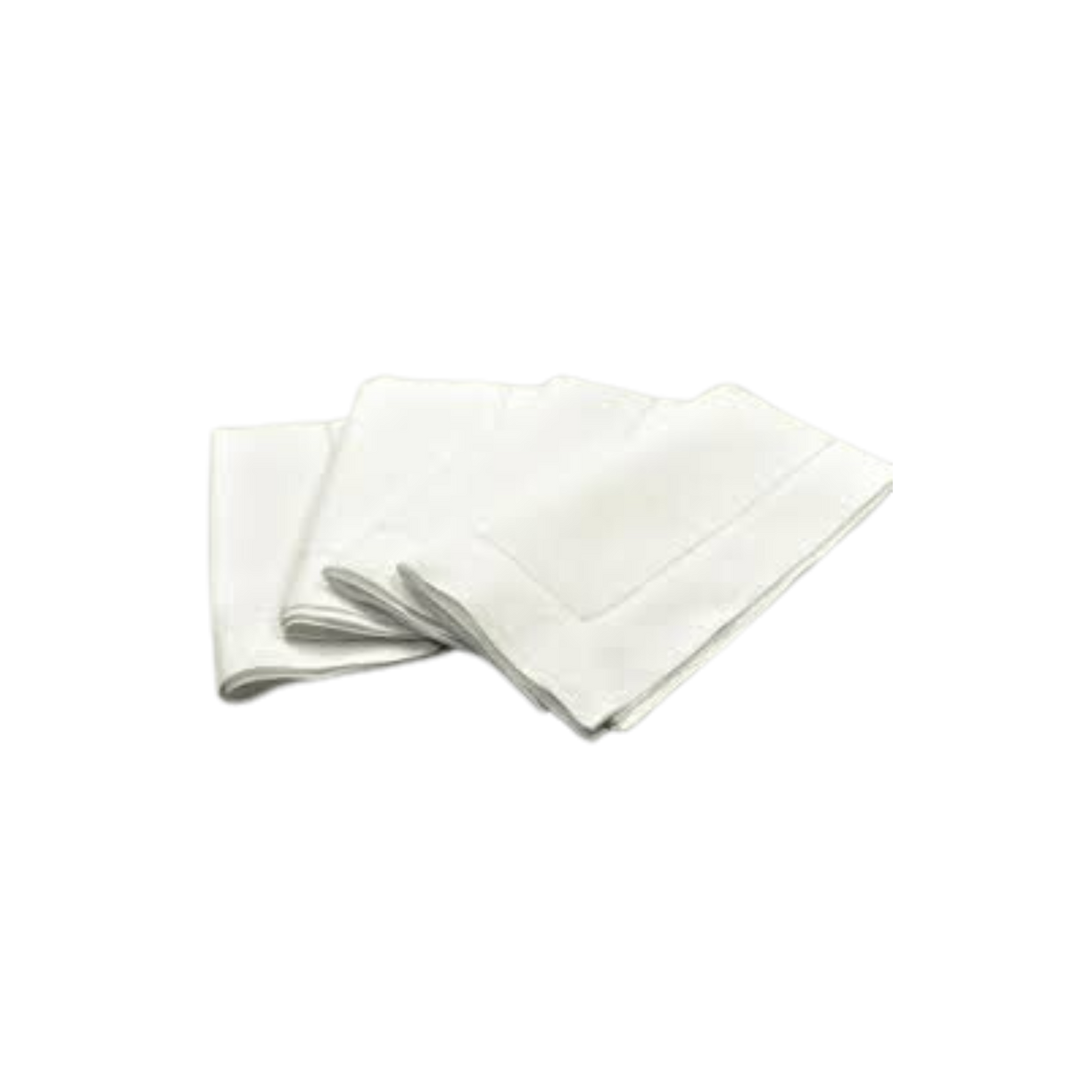 Dinner Napkins - White - NADIN1-M - 10 x 300/cs, 9x5/s
