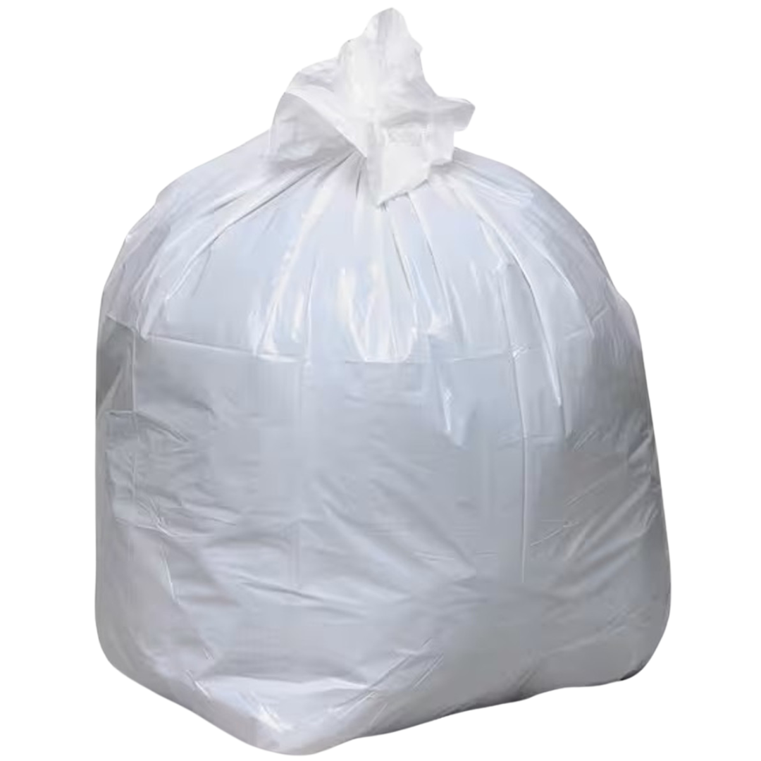 ***out**White Garbage Bags, Roll