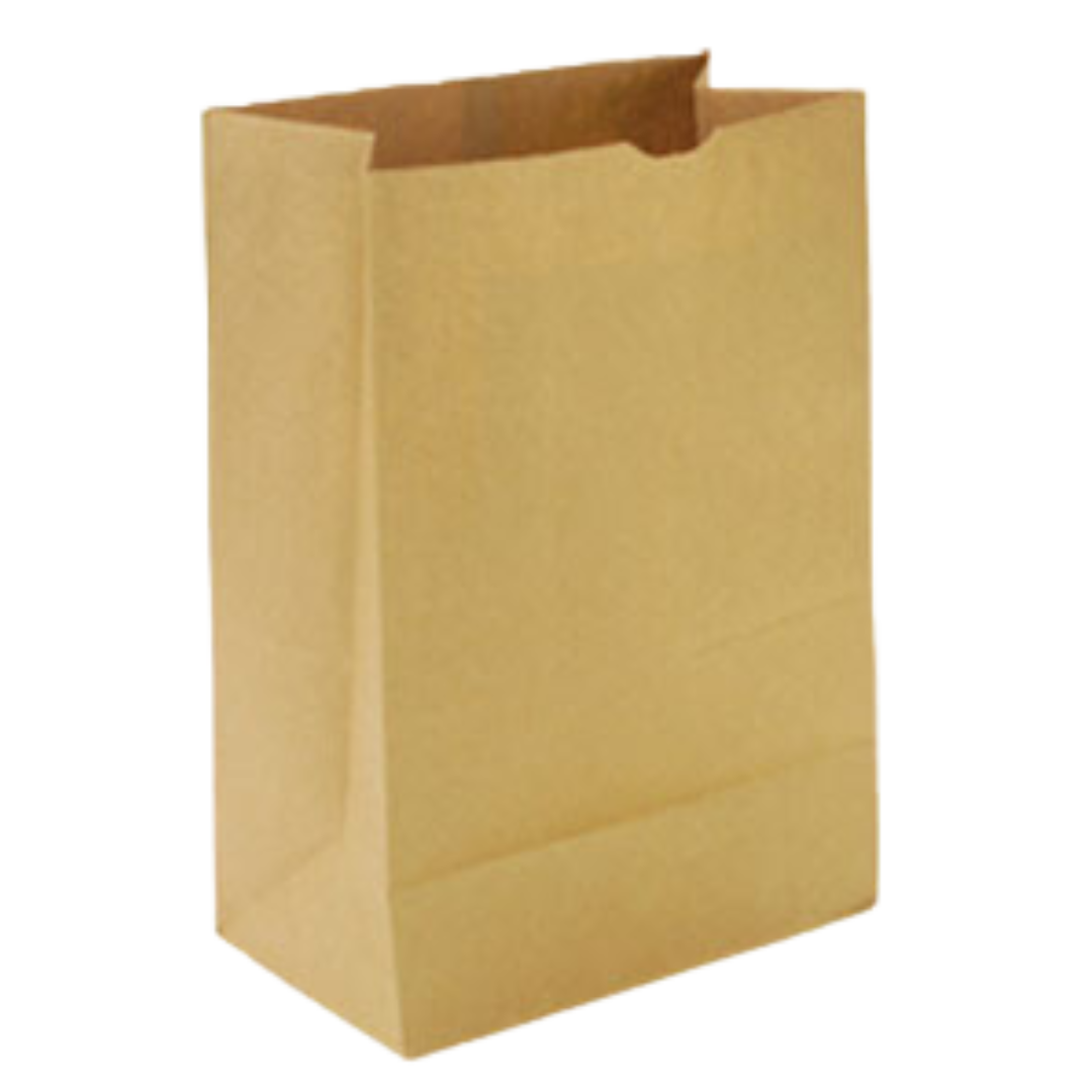 Paper Bags - Brown - PB14B-MC - 500 pcs, 7.5x6/S