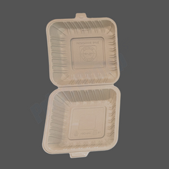 MFPP Take-Out Container 8" x 8" x 3.75", 1-Comp