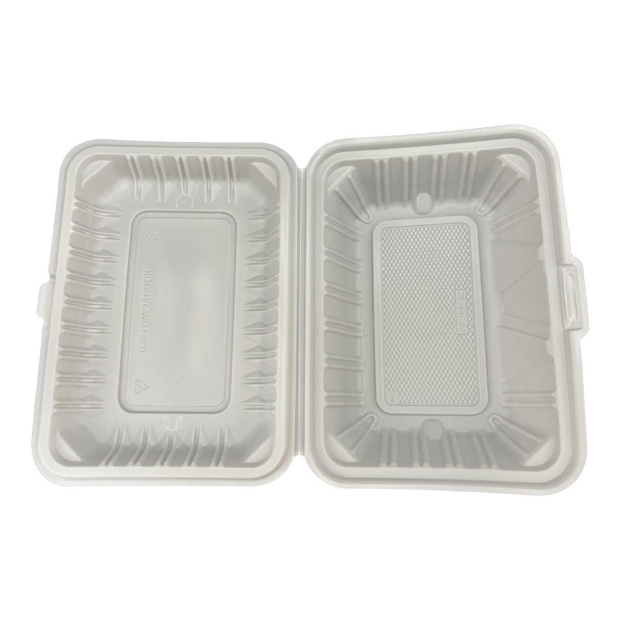 9" x 7" x 3" White MFPP Take-Out Container