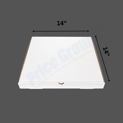 Pizza Boxes 14" x 14" x 2",White