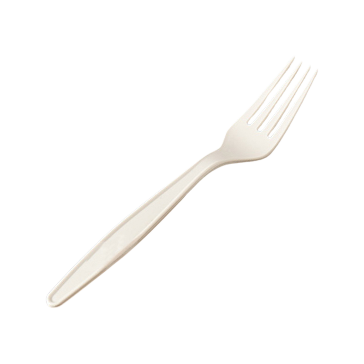 White Heavy Plastic Forks