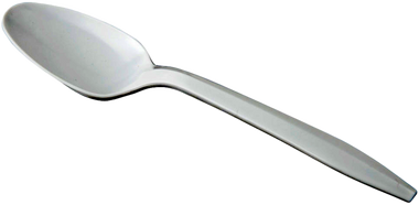 White Medium Plastic Teaspoons