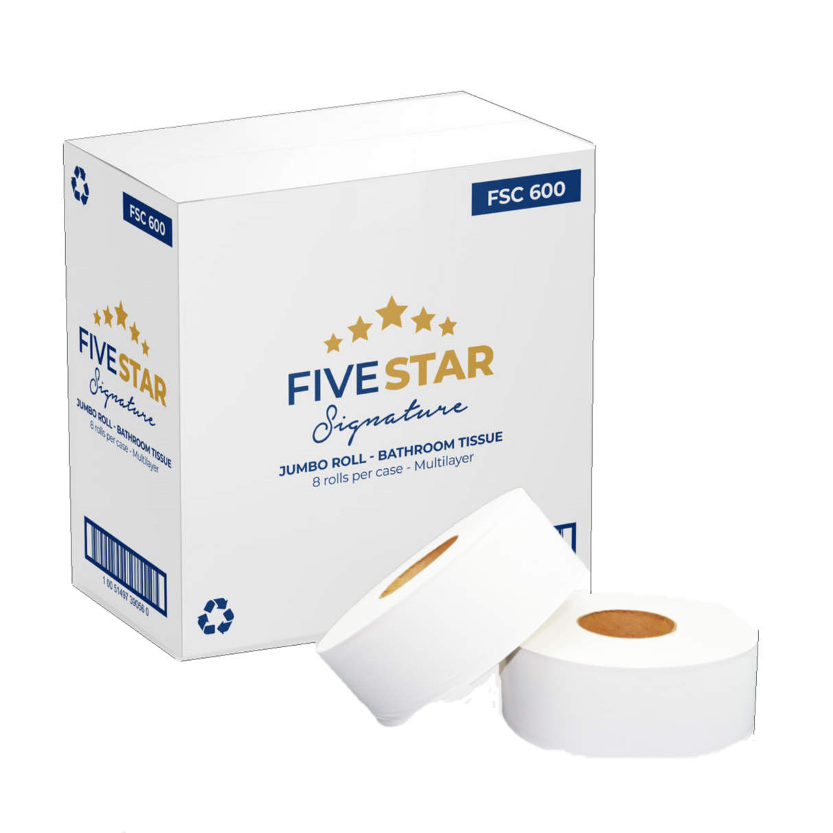 500', 2 ply JRT Bathroom Tissue - 8 Rolls