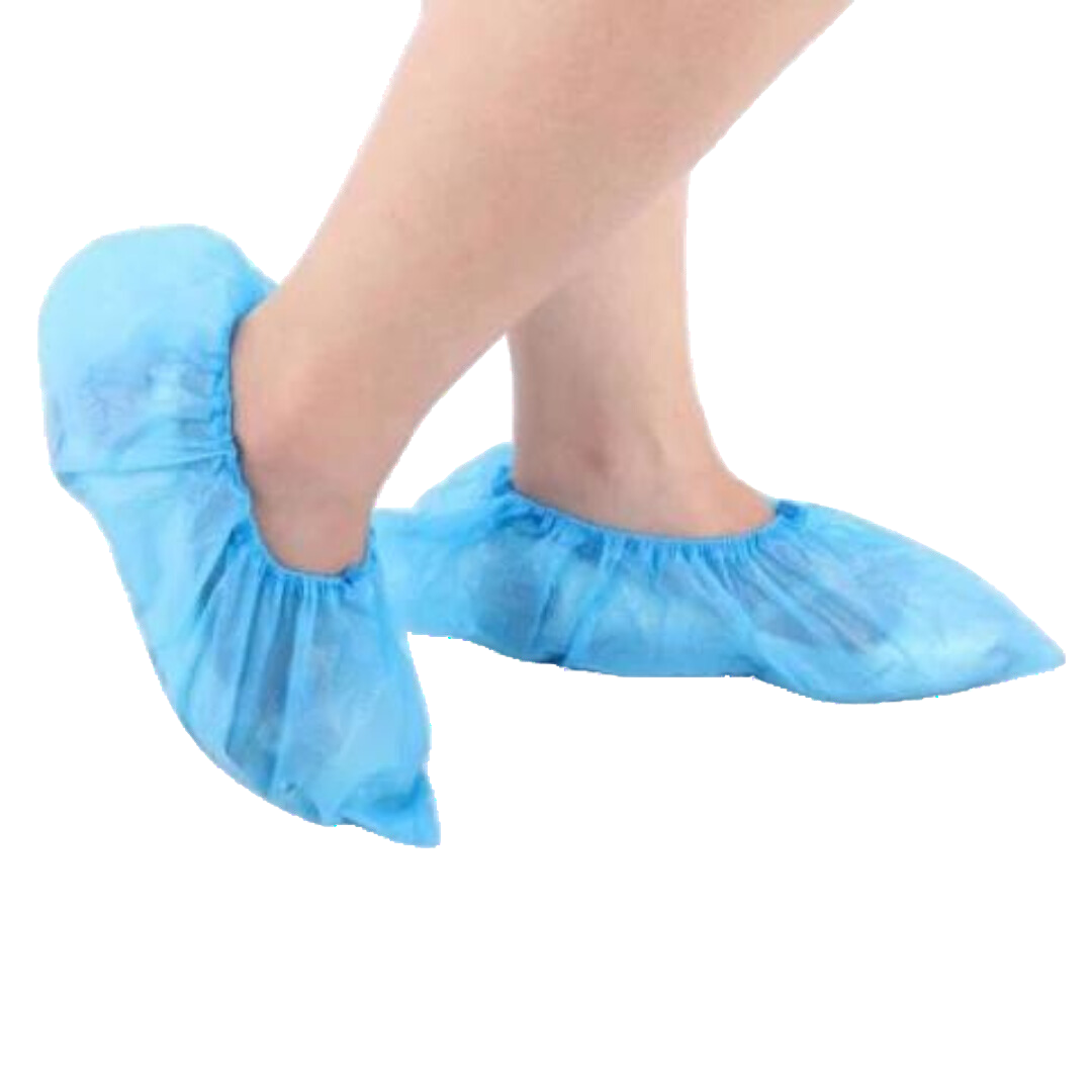 Blue Non Woven Shoe Cover - 100pcs/bag