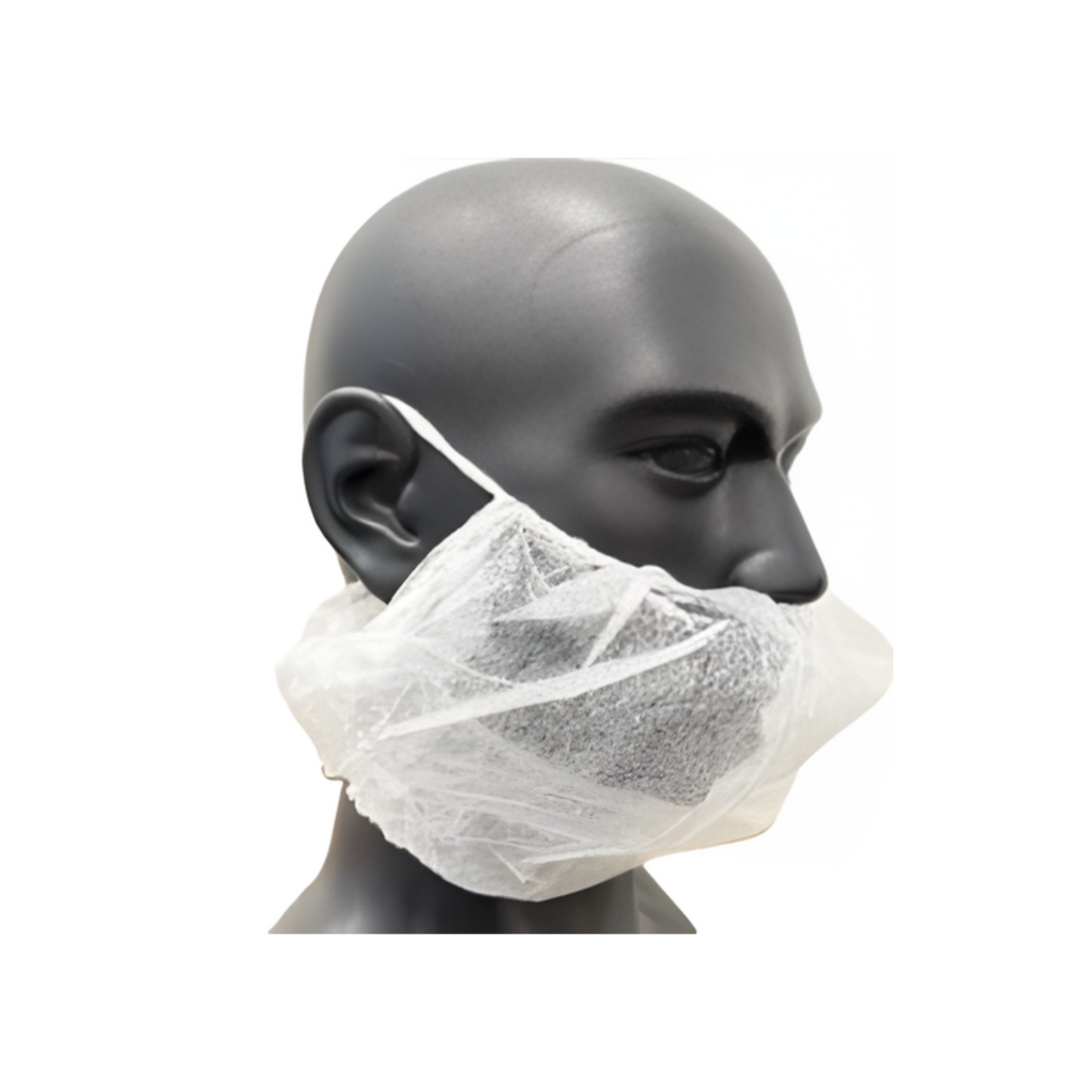 21" White Beard Cover - 100pcs/bag, 10bag/cs