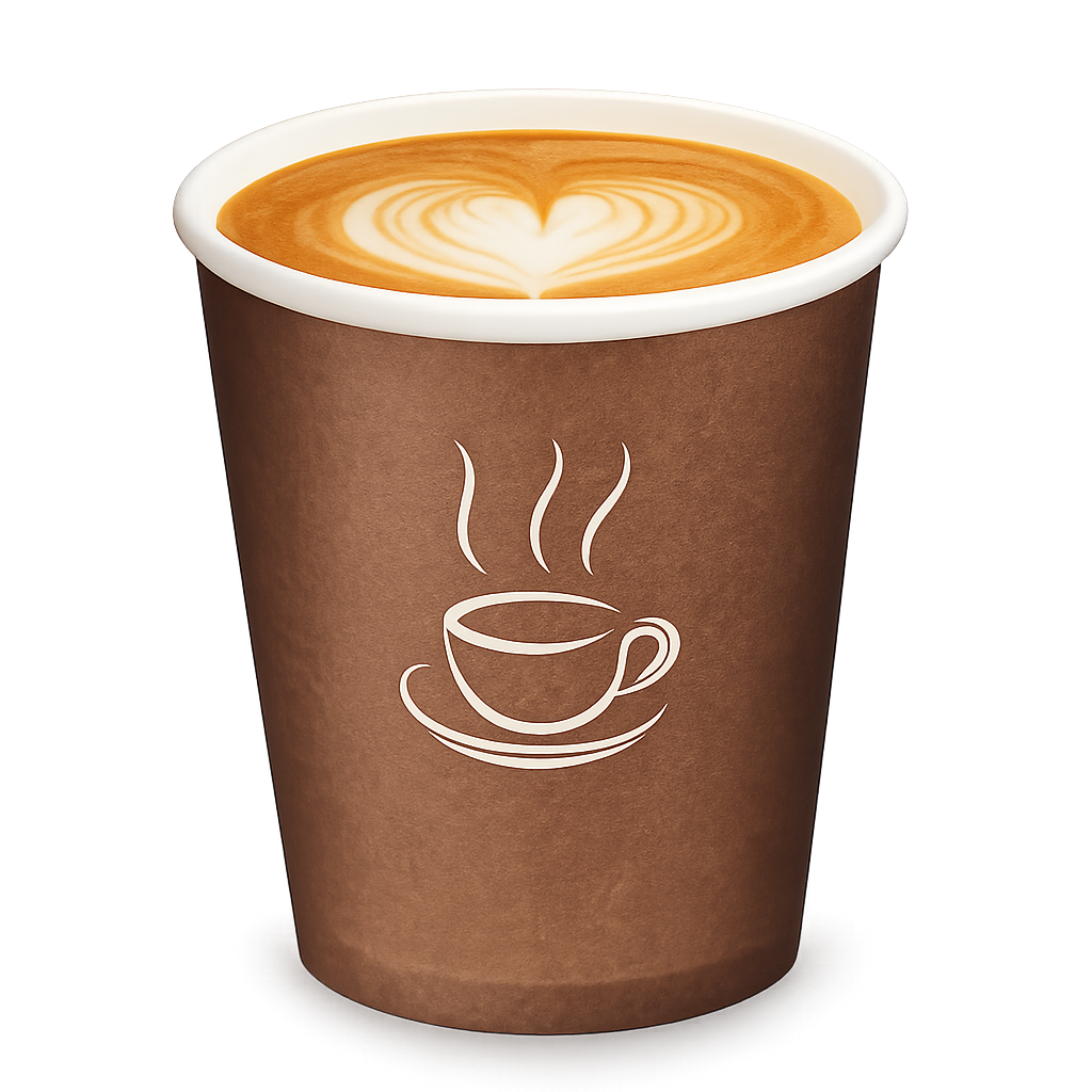 8 oz White Paper Hot Cups