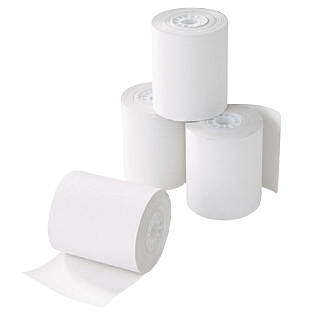 2.25" x 55' Thermal Paper Register Rolls - 100 rolls